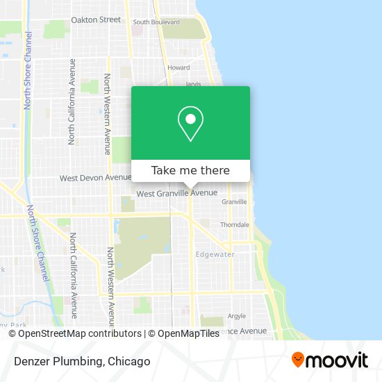 Denzer Plumbing map