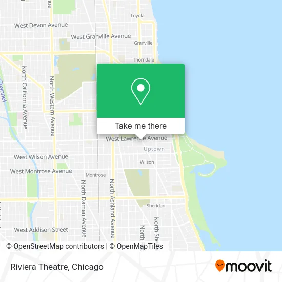 Mapa de Riviera Theatre