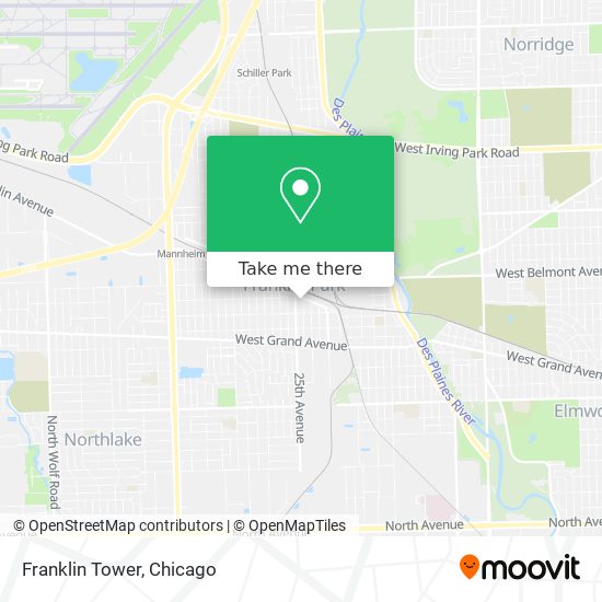 Mapa de Franklin Tower