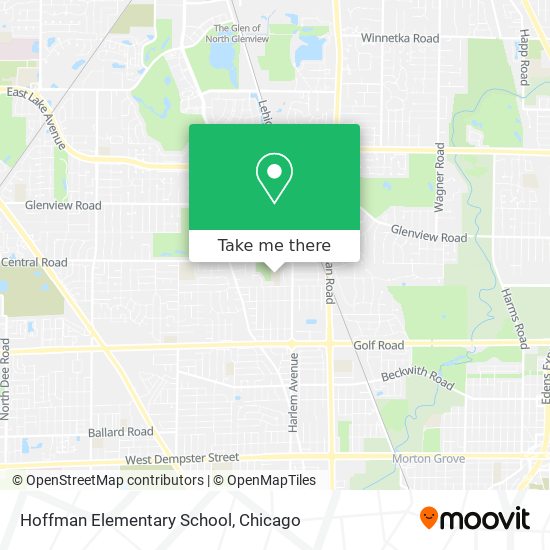 Hoffman Elementary School map