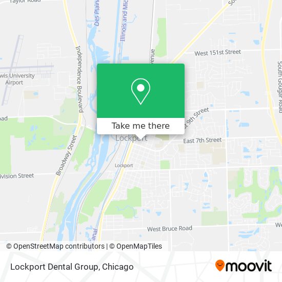 Lockport Dental Group map