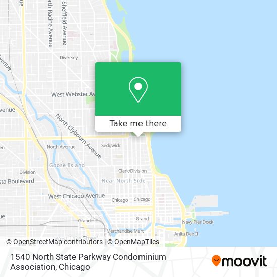 1540 North State Parkway Condominium Association map