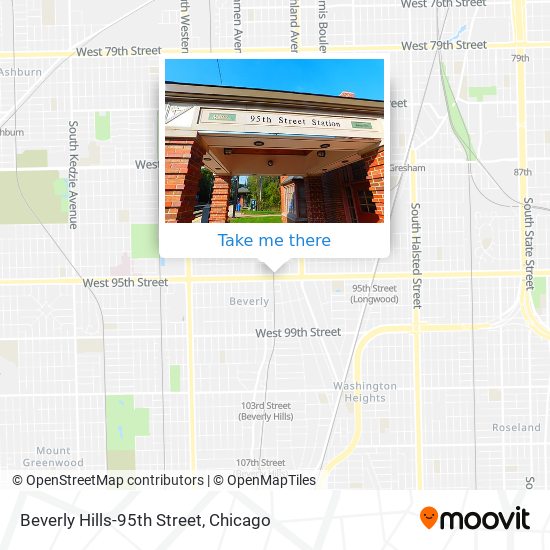 Beverly Hills-95th Street map