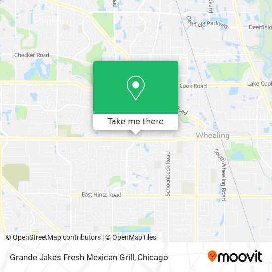 Grande Jakes Fresh Mexican Grill map