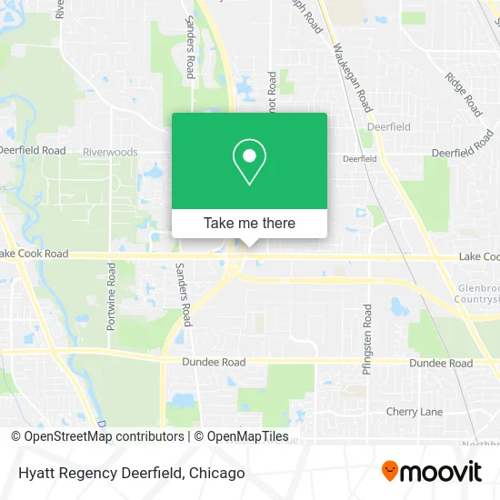 Hyatt Regency Deerfield map