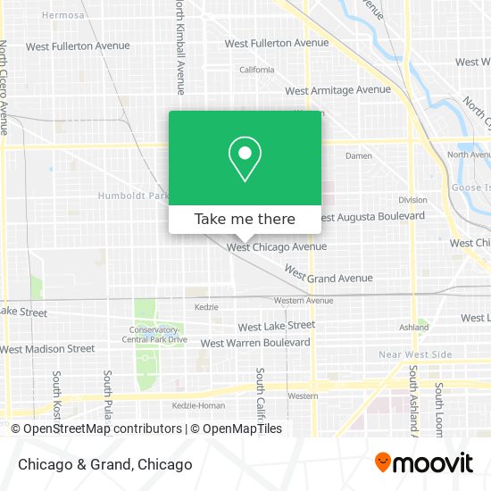 Mapa de Chicago & Grand