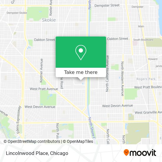 Lincolnwood Place map