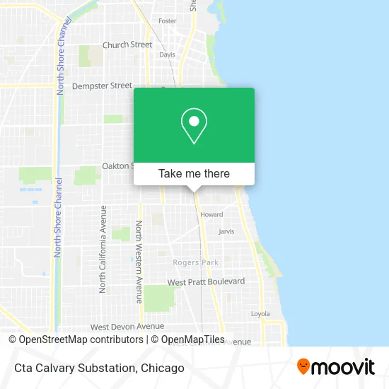 Mapa de Cta Calvary Substation