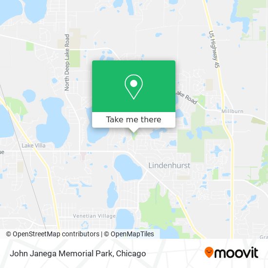 John Janega Memorial Park map