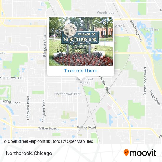 Northbrook map