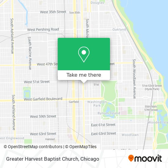 Greater Harvest Baptist Church map