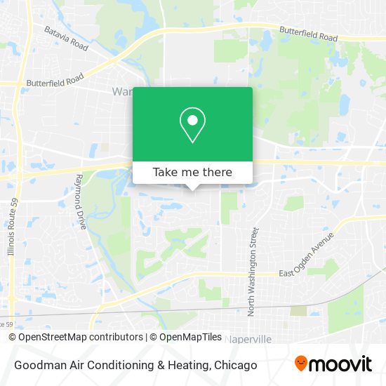 Mapa de Goodman Air Conditioning & Heating