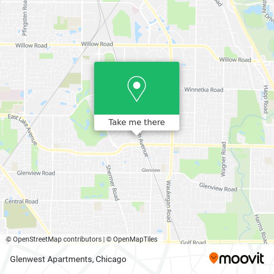 Glenwest Apartments map