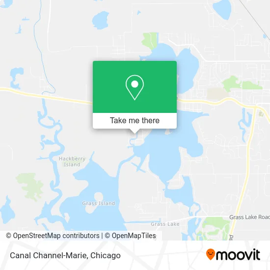 Canal Channel-Marie map