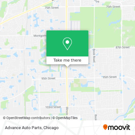 Advance Auto Parts map