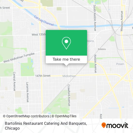 Mapa de Bartolinis Restaurant Catering And Banquets