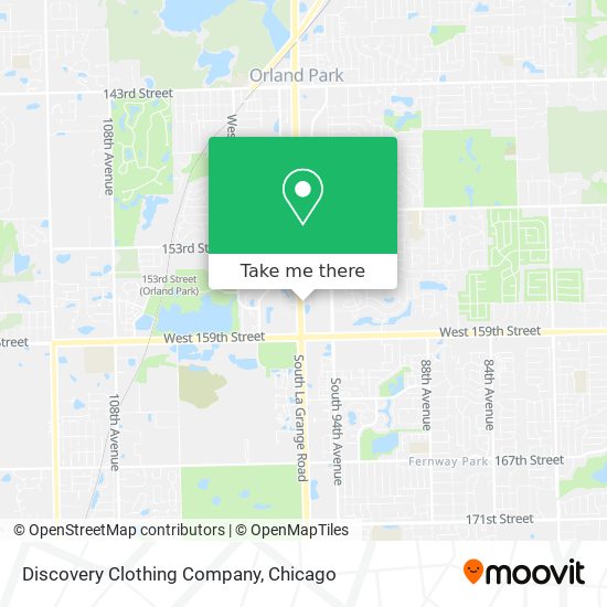 Mapa de Discovery Clothing Company