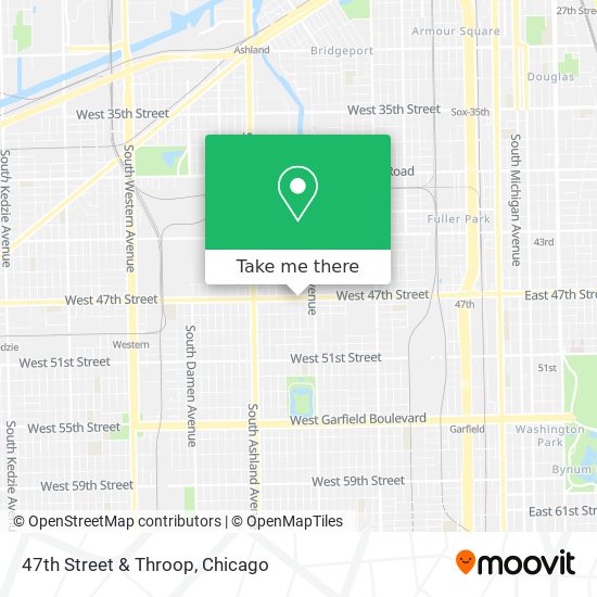 47th Street & Throop map