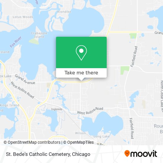 Mapa de St. Bede's Catholic Cemetery