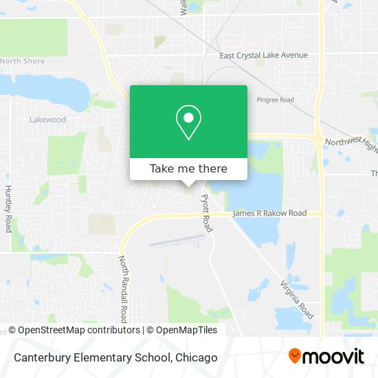 Canterbury Elementary School map