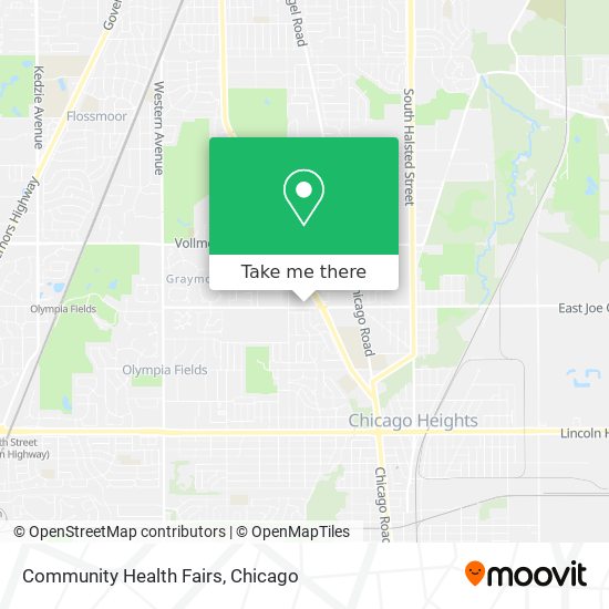 Community Health Fairs map