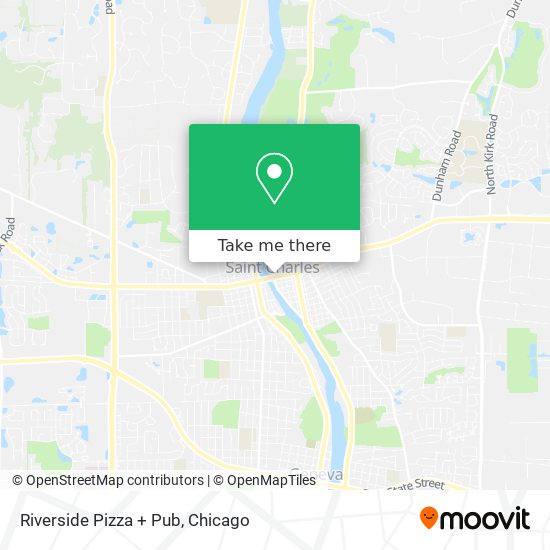 Riverside Pizza + Pub map