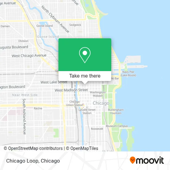Chicago Loop map