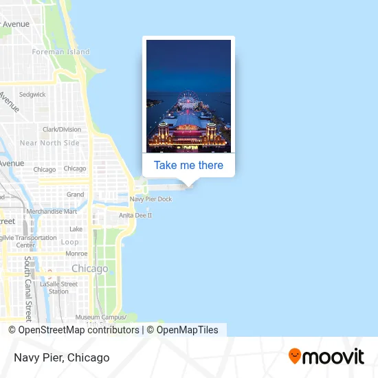 Navy Pier map