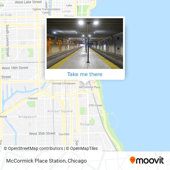 McCormick Place Station map