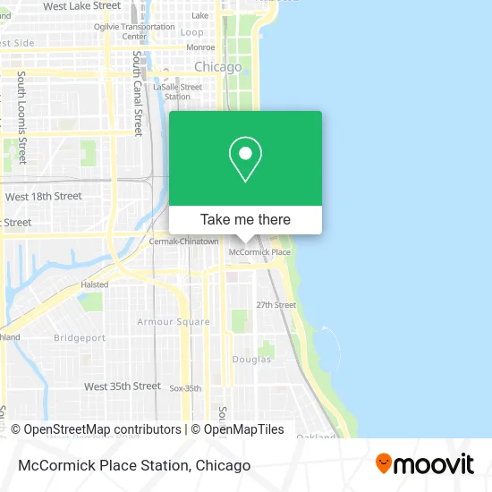 McCormick Place Station map