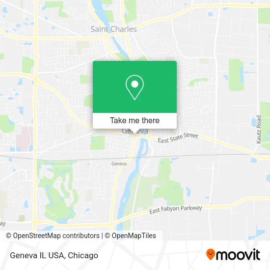 Mapa de Geneva IL USA