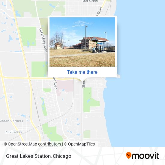 Great Lakes Station map