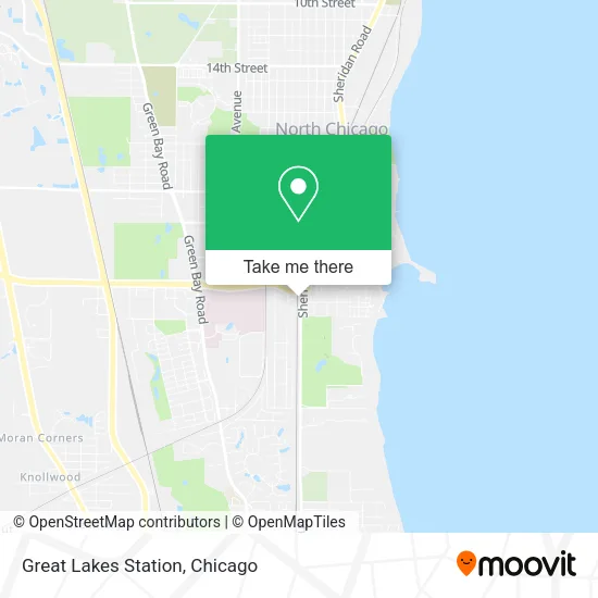 Mapa de Great Lakes Station