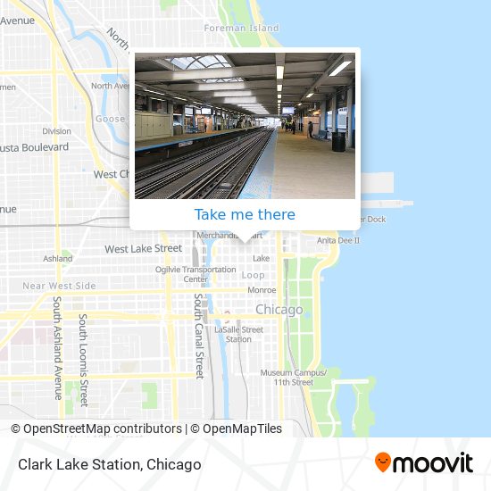 Mapa de Clark Lake Station