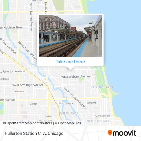 Mapa de Fullerton Station CTA