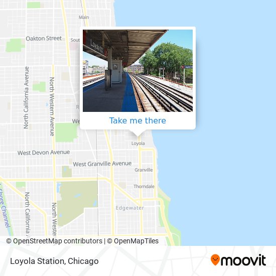 Mapa de Loyola Station