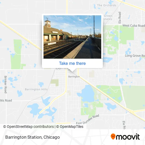 Barrington Station map