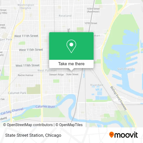 State Street Station map