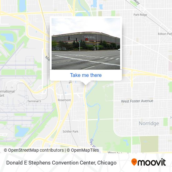 Donald E Stephens Convention Center map