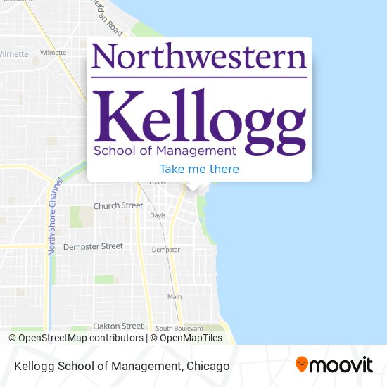 Mapa de Kellogg School of Management