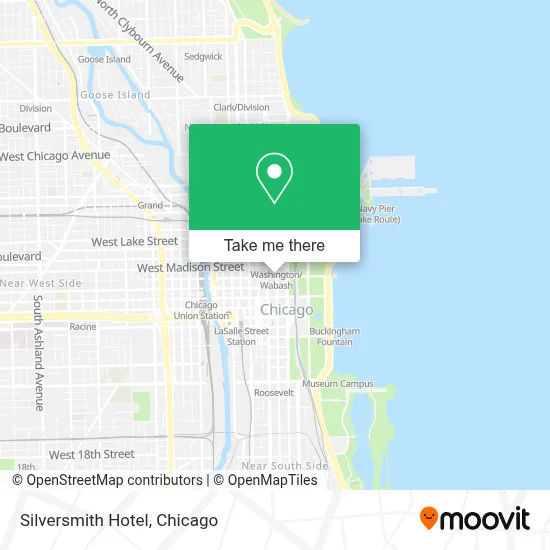 Silversmith Hotel map