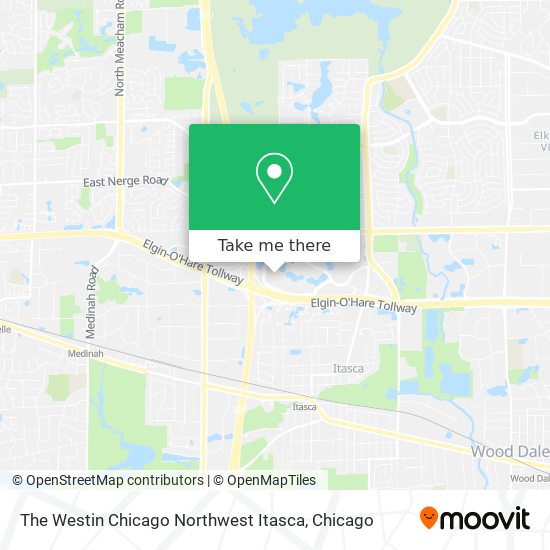 Mapa de The Westin Chicago Northwest Itasca