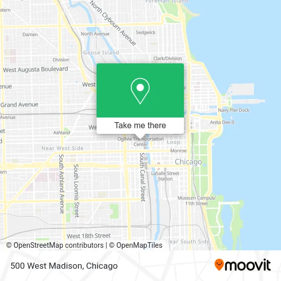 500 West Madison map