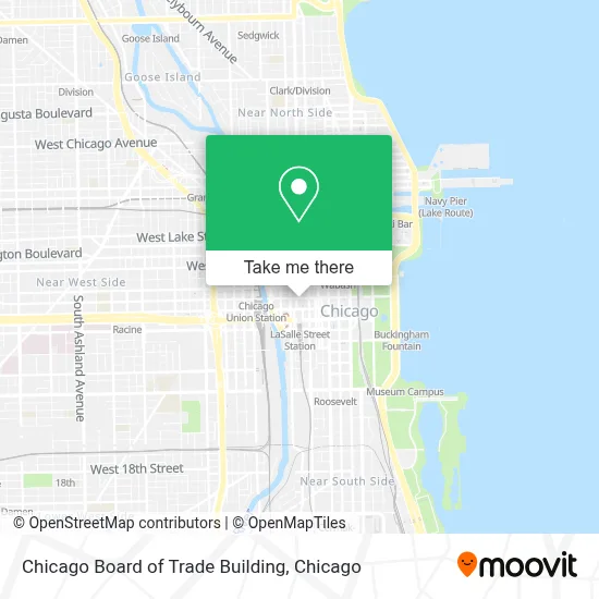 Chicago Board of Trade Building map