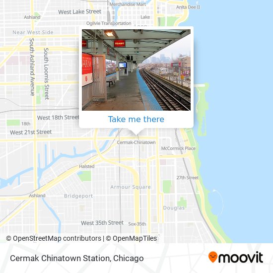 Cermak Chinatown Station map