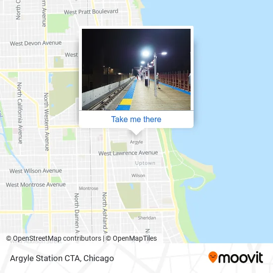 Argyle Station CTA map