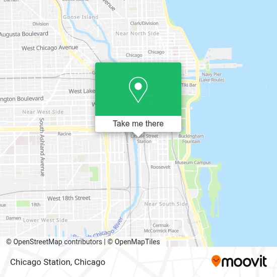 Chicago Station map
