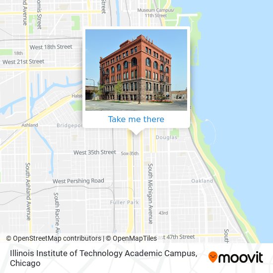 Illinois Institute of Technology Academic Campus map