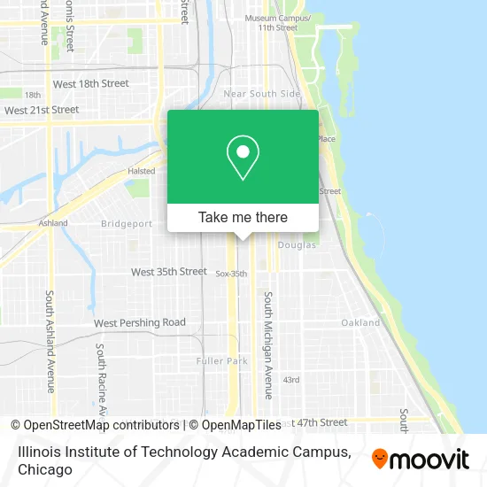 Mapa de Illinois Institute of Technology Academic Campus