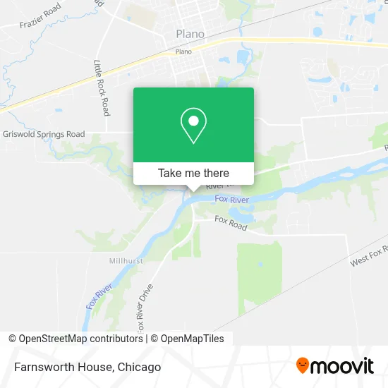 Farnsworth House map